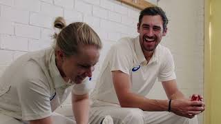 SParms Cricket  Mitchell Starc and Alyssa Healy Video [upl. by Lareneg338]