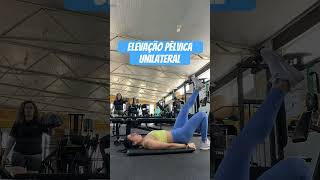 Elevação pélvica unilateral 🩵 musculacaofeminina constancia treinodegluteos [upl. by Ennej734]