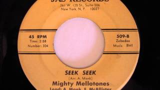 Mighty Mellotones Lead A Monk F McAllister Seek Seek [upl. by Anawek685]