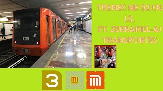 TRENES NE 92 EN L3 FT ZERRAFIEL AJTRANSPORTES [upl. by Trotta]