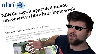 10000 NBN Fibre Upgrades Per Week  Dirt Report [upl. by Nosilla]