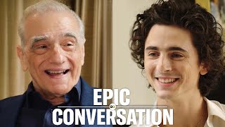 Timothée Chalamet amp Martin Scorsese Have an Epic Conversation  GQ [upl. by Cleodell665]