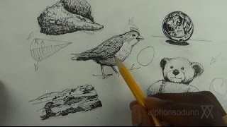 Drawing Objects with Pen amp Ink [upl. by Darryl720]