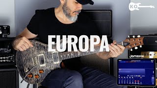 Santana  Europa Earths Cry Heavens Smile  Electric Guitar Cover by Kfir Ochaion  Jamzone App [upl. by Arved]