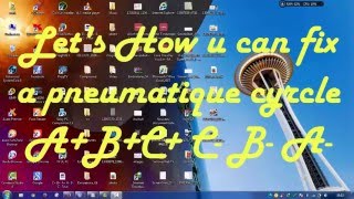 Exercices Cablages Pneumatiques 07  Cycle ABC CBA commane éléctrique [upl. by Ivatts]