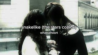 whatsaheart  ‘snakelike the stars collide’ lyrics video [upl. by Mini]