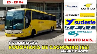 MOVIMENTAÇÃO DE ÔNIBUS  LINHAS  RODOVIÁRIA DE CACHOEIRO DE ITAPEMIRIM ES  2021 1 [upl. by Eylhsa47]