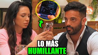 Una SOLTERA CHATEA con SU ENAMORADO en PLENA CITA y se BURLA de su CITA 🤬 First Dates [upl. by Dnama]