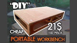 DIY Portable Workbench Cheap 21 p1 [upl. by Bridge224]