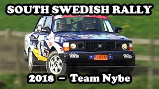 Team Nybe  South Swedish Rally 2018 [upl. by Dumond]