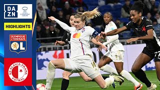 HIGHLIGHTS  Olympique Lyonnais vs Slavia Prague UEFA Womens Champions League 202324 Matchday 6 [upl. by Eninahpets83]