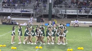 2023 Hilmar Football Cheerleaders at Atwater Game [upl. by Ahsinnor]