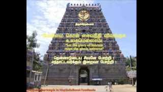 Thiruvasagam Sivapuranam திருவாசகம் சிவபுராணம் [upl. by Mcafee]