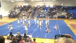 Caroline Middle School Cheer Fest 2014 [upl. by Ardnalac743]