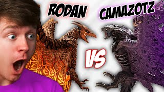 RODAN vs CAMAZOTZ the BATTLE FACEOFF Reaction [upl. by Adilem]