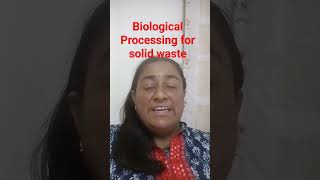 Biological processing of Solid waste Digestion amp composting in Hindishortsfeed ytshorts Civil101 [upl. by Trah740]