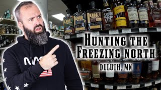 Hunting ALLOCATED BOURBON in the FREEZING NORTH Duluth Minnesota [upl. by Gnilrits388]