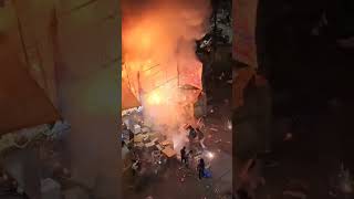 Fireworks explode inside shop in Hyderabad shorts [upl. by Alboran]