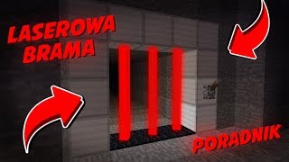 LASEROWA BRAMA W MINECRAFT BEZ MODÓW działa [upl. by Riplex]