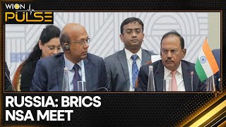 Indias National Security Advisor Ajit Doval attends BRICS NSA meet  WION Pulse [upl. by Abagail]