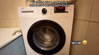 Installation of BEKO Washing Machine WUE6512WPBSE  Wroclaw Poland [upl. by Atse]