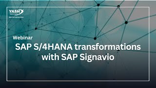 SAP S4HANA transformations with SAP Signavio [upl. by Rubina141]