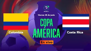 Colombia vs Costa Rica  COPA AMÉRICA 2024  Narrado por Emiro Ochoa [upl. by Barnaba]