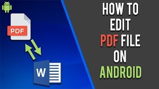 How to Edit PDF in Android  2021 [upl. by Stefanac]