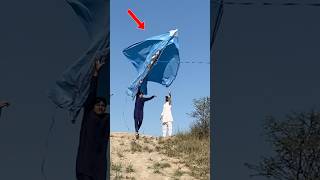 We make world largest kite with polythene kite patangbaziofficial [upl. by Eem]