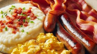 Eggs Bacon Grits SAUSAGE  Roblox Remake [upl. by Ecnaret783]