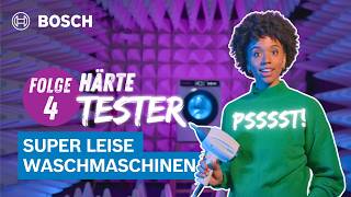 Warum Bosch Waschmaschinen so leise amp zuverlässig arbeiten 🤫🔋  Folge 4  HÄRTETESTER by Bosch [upl. by Afrika]