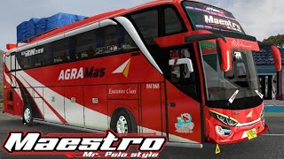 AGRA MAS quotMAESTROquot 068 SHD ORI BUSSID V361 liverybussid [upl. by Hpseoj]