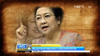 IMS  Pelantikan Presiden wanita pertama di Indonesia [upl. by Niltiak536]