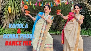 Bengali Dance Mix Komola x Genda Phool  Dancerianss Bangla Inspired Choreography [upl. by Clarette156]