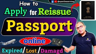 how to apply for passport online  How to renew passport online  passport renewal process in india [upl. by Seluj]