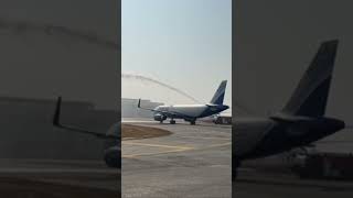 LIVE Noida Airport News Landing Trial  Trial Run of Aircraft at Jewar Airport  Trial Landing [upl. by Nerral708]