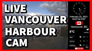 Live Vancouver Harbour Webcam Stream StandWithUkraine [upl. by Regan]