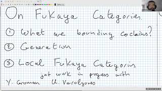 On the Fukaya Categories [upl. by Trebled]