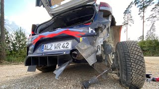 Neuville Crash  WRC Rally Estonia 2020 [upl. by Elakram]