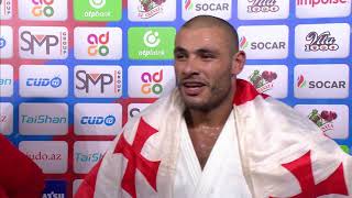 Guram TUSHISHVILI GEO World Judo Champion Baku 2018 [upl. by Nylzor]