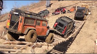 RC CRAWLER 🏁 4X4 Off Road TIBETAN BRIDGE 110 Trail Group Show [upl. by Restivo]