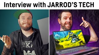 Interviewing Jarrods Tech about Laptops Nvidia his Channel and benchmarking games [upl. by Myrt]