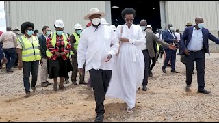 Museveni amp Daughter launch Refinery Plant in South Western Uganda [upl. by Ainig]