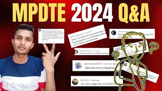 MPDTE 2024 QampA All Doubts Clear [upl. by Kissie]