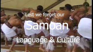 SAMOA  Lest we forget our Sāmoan Language amp Culture [upl. by Leumas]