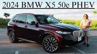 2024 BMW X5 50e PHEV  Longer Range Longer Screen [upl. by Luoar47]