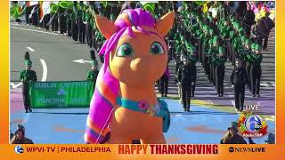 Sunny Starscouts Parade Float  2023 Thanksgiving Day Parade Philadelphia [upl. by Wiersma]