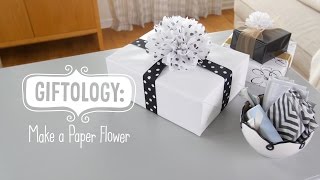 Giftology How to Make Tissue Paper Flowers [upl. by Retxed]