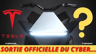 Sortie officielle du Cyberquad Tesla [upl. by Dalli]