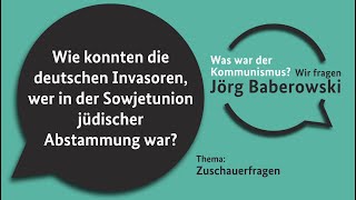 Wie konnten die deutschen Invasoren wissen wer in der Sowjetunion jüdischer Abstammung war [upl. by Rehttam]